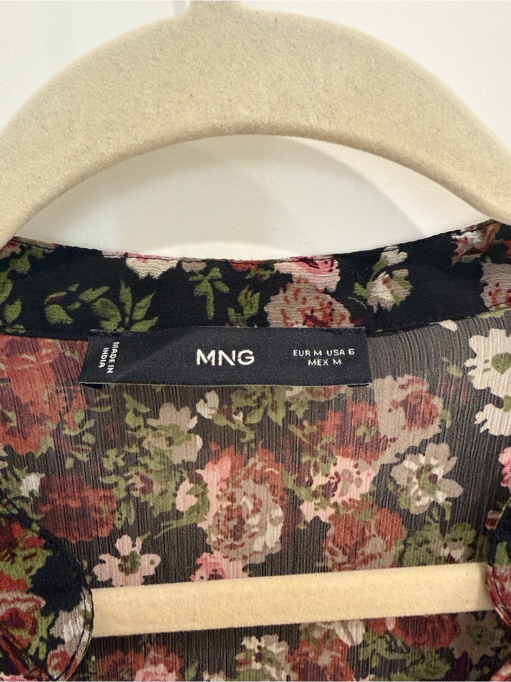 Mango Romantic Floral Blouse - Picture 3 of 7